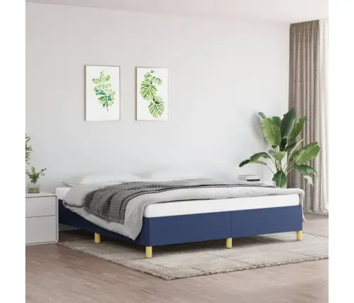 Vedrumadratsi Voodiraam, Sinine, 180X200 cm Kangas