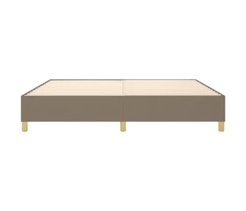 Lovos Rėmas Su Spyruoklėmis, Taupe Spalvos, 200X200cm Audinys