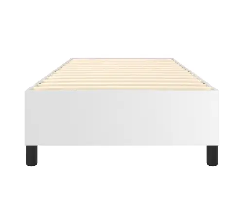 Vedrumadratsi Voodiraam, Valge, 80X200 cm Kunstnahk