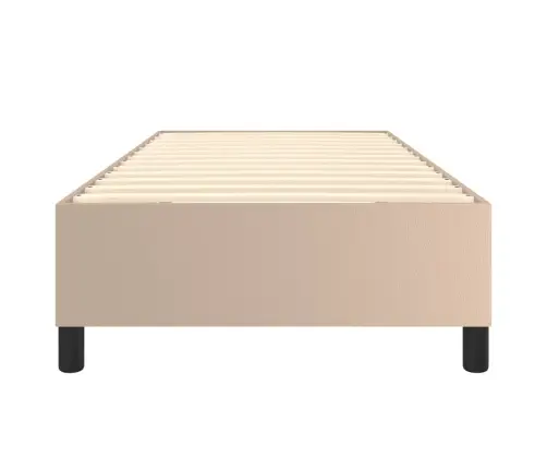 Vedrumadratsi Voodiraam, Cappuccino, 90X190 cm Kunstnahk