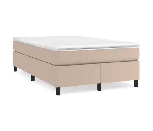 Gultas Rāmis, Kapučīno Krāsas, 120X200 Cm, Mākslīgā Āda Vidaxl