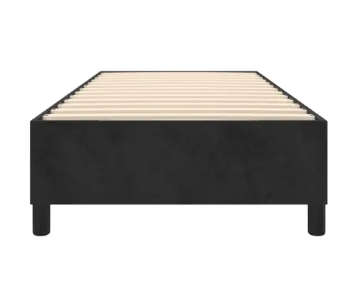 Gultas Rāmis, Melns Samts, 80X200 Cm Vidaxl