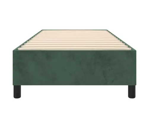 Lovos Rėmas Su Spyruoklėmis, Tamsiai Žalias, 80X200cm Aksomas