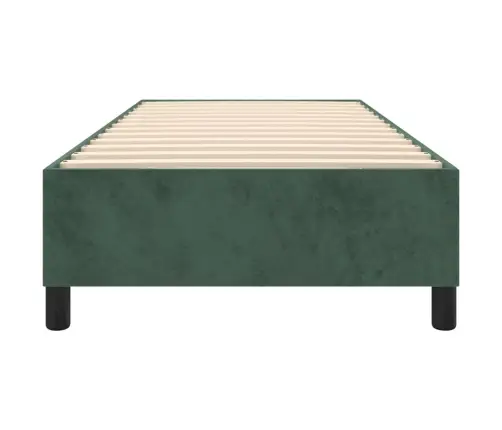 Vedrumadratsi Voodiraam Tumeroheline 100X200 Cm Samet