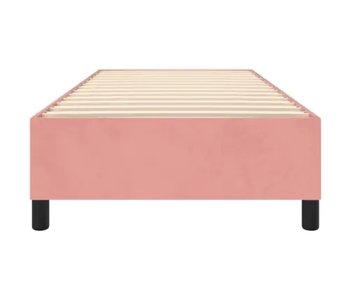 Gultas Rāmis, Rozā, 100X200 Cm, Samts Vidaxl Gultas Rāmis, Rozā, 100X200 Cm, Samts Vidaxl