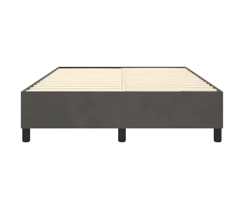 Vedrumadratsi Voodiraam, Tumehall, 140X190 cm Samet