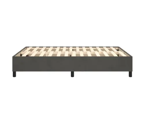 Vedrumadratsi Voodiraam, Tumehall, 140 X 200 cm Samet