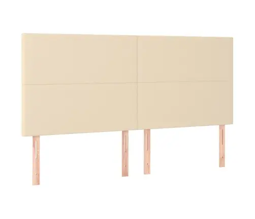 Galvūgalis, Kreminės Spalvos, 180X5X118/128 cm Audinys Galvūgalis, Kreminės Spalvos, 180X5X118/128 cm Audinys