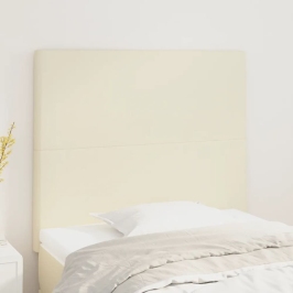 Voodipeatsid 2 Tk, Kreemjas, 80X5X78/88 cm Kangas
