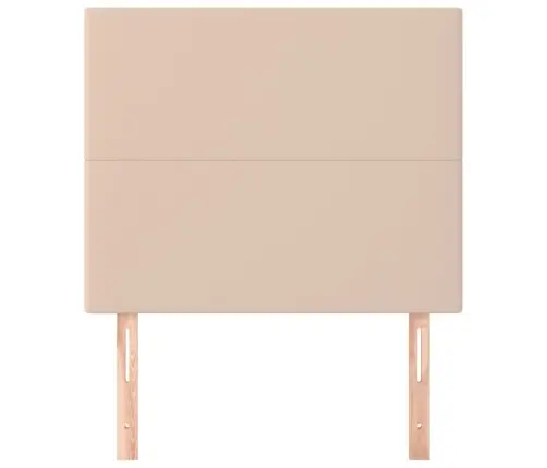 Gultas Galvgaļi, 2 Gab., 80X5X78/88 Cm, Kapučīno Mākslīgā Āda Vidaxl