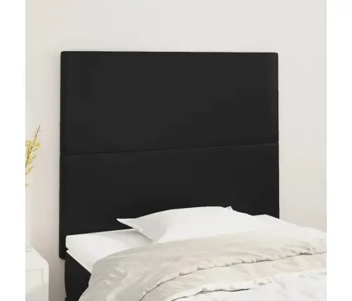 Peatsiplaat, Must, 90 X 5 X 118/128 cm Kunstnahk