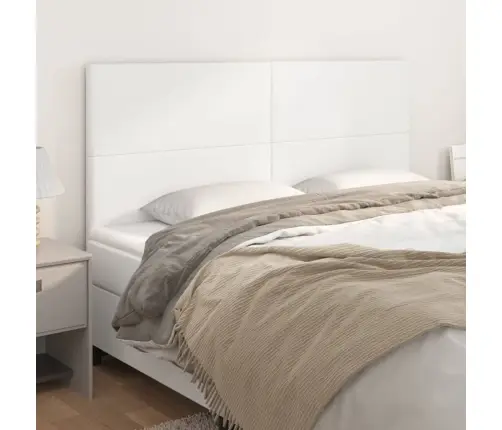 Peatsiplaat, Valge, 200 X 5 X 118/128 cm Kunstnahk