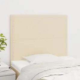 Galvgalis, Krēmkrāsas, 90X5X118/128 Cm, Audums Vidaxl