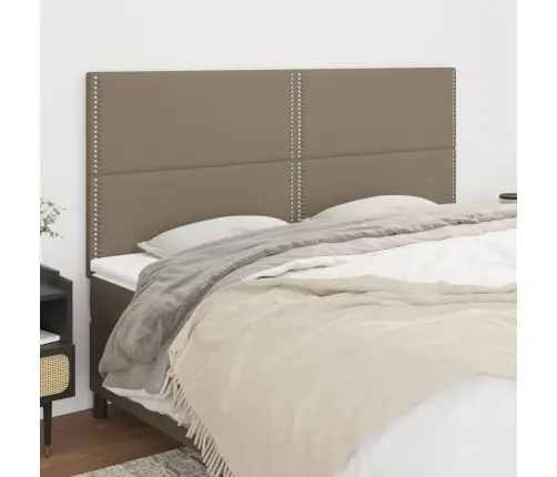 Galvūgalis, Rusvai Pilkos Spalvos, 180X5X118/128 cm Audinys