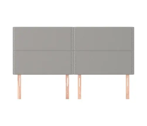 Voodipeatsid 4 Tk, Helehall, 100X5X78/88 cm Kangas