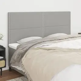 Voodipeatsid 4 Tk, Helehall, 100X5X78/88 cm Kangas