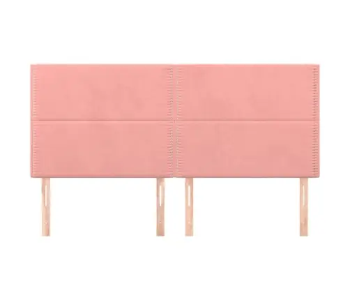 Peatsiplaat, Roosa, 160 X 5 X 118/128 cm Samet