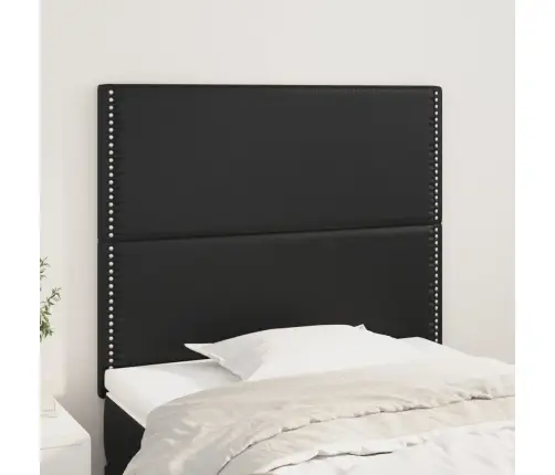 Peatsiplaat, Must, 90 X 5 X 118/128 cm Kunstnahk