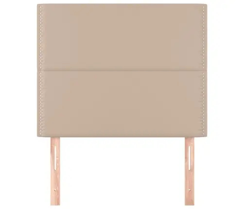 Gultas Galvgaļi, 2 Gab., 100X5X78/88 Cm, Kapučīno Mākslīgā Āda Vidaxl