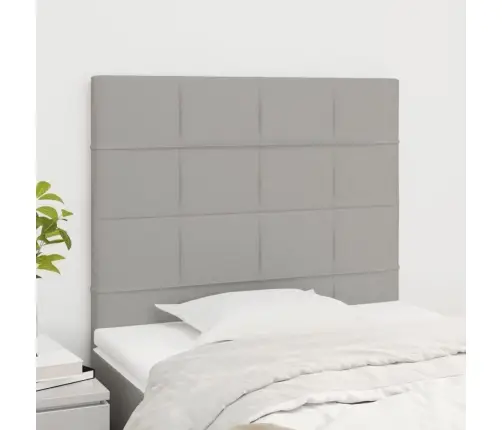 Galvūgalis, Šviesiai Pilkas, 80X5X118/128 cm Audinys