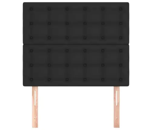 Peatsiplaat, Must, 80 X 5 X 118/128 cm Kunstnahk