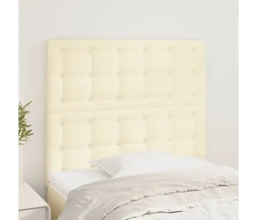 Peatsikate Kreemjasvalge Värvi, 80 X 5 X 118/128 cm Kunstnahk