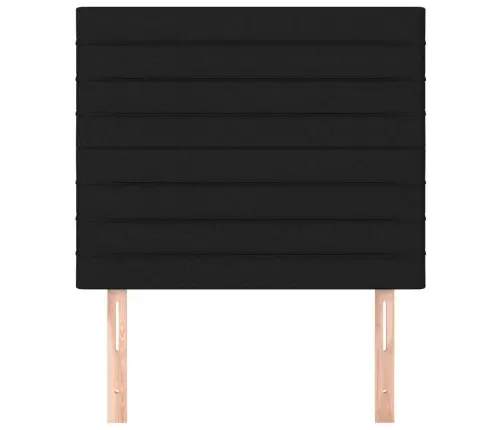 Galvūgalis, Juodas, 80X5X118/128 cm Audinys