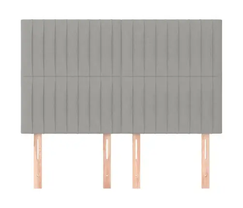 Galvūgalis, Šviesiai Pilkas, 144X5X118/128 cm Audinys