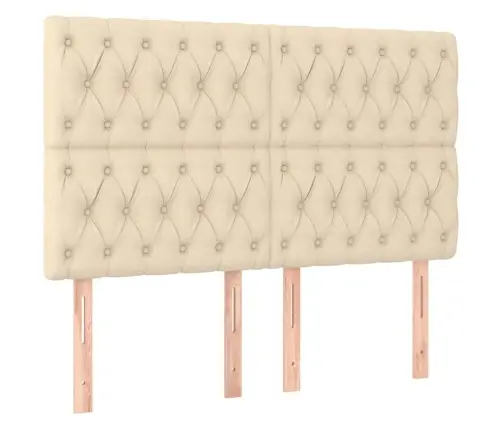 Peatsiplaat Kreemjasvalge Värvi, 144 X 7 X 118/128 cm Kangas