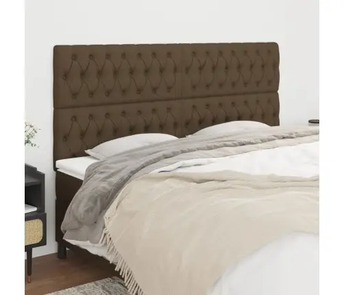 Galvūgalis, Tamsiai Rudas, 180X7X118/128 cm Audinys