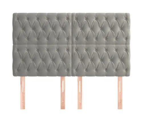 Peatsiplaat, Helehall, 144 X 7 X 118/128 cm Samet Peatsiplaat, Helehall, 144 X 7 X 118/128 cm Samet