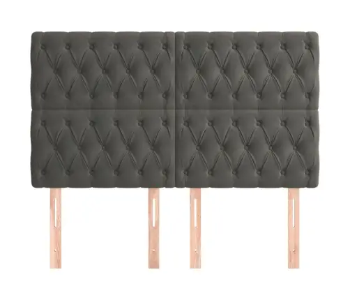 Peatsiplaat, Tumehall, 144 X 7 X 118/128 cm Samet