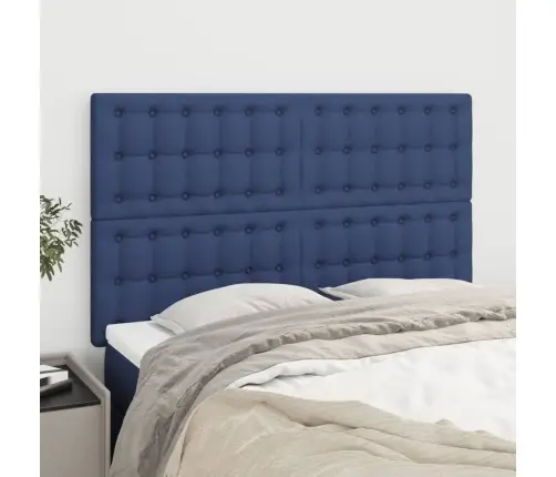 Galvgalis, Zils, 144X5X118/128 Cm, Audums Vidaxl