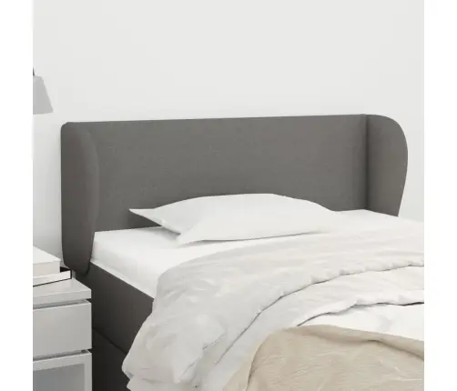 Galvūgalis Su Auselėmis, Tamsiai Pilkos,83X23X78/88cm Audinys