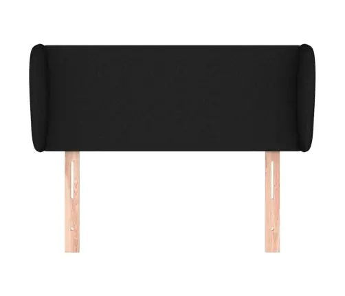 Galvgalis Ar Malām, 83X23X78/88 Cm, Melns Audums Vidaxl