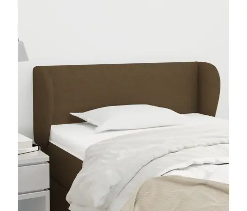 Voodipeats Servadega, Tumepruun, 83X23X78/88 cm Kangas