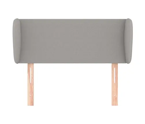 Galvgalis Ar Malām, 93X23X78/88 Cm, Gaiši Pelēks Audums Vidaxl