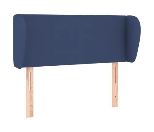 Galvūgalis Su Auselėmis, Mėlynos Spalvos,93X23X78/88cm Audinys Galvūgalis Su Auselėmis, Mėlynos Spalvos,93X23X78/88cm Audinys