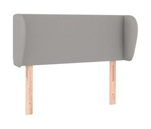 Galvgalis Ar Malām, 103X23X78/88 Cm, Gaiši Pelēks Audums Vidaxl