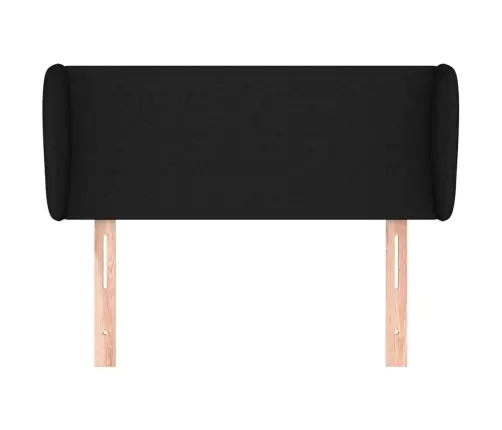 Voodipeats Servadega, Must, 103X23X78/88 cm Kangas