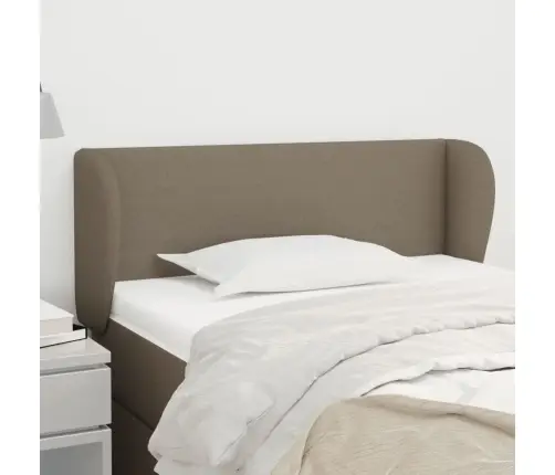 Galvgalis Ar Malām, 103X23X78/88 Cm, Pelēkbrūns Audums Vidaxl Galvgalis Ar Malām, 103X23X78/88 Cm, Pelēkbrūns Audums Vidaxl