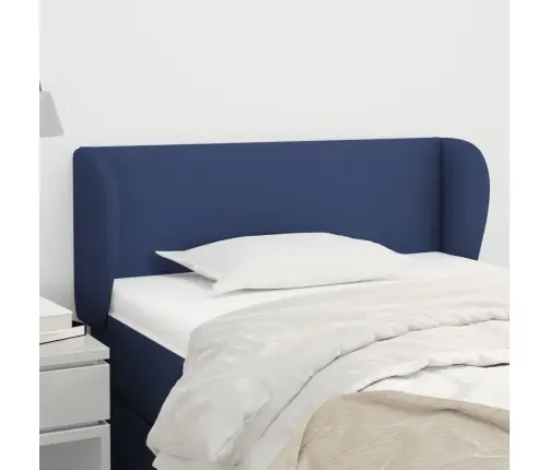 Galvgalis Ar Malām, 103X23X78/88 Cm, Zils Audums Vidaxl