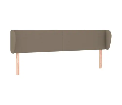 Galvūgalis Su Auselėmis,Taupe Spalvos,163X23X78/88 cm Audinys