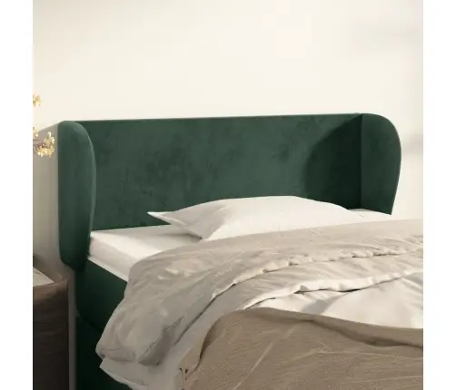 Galvgalis Ar Malām, Tumši Zaļš Samts, 83X23X78/88 Cm Vidaxl