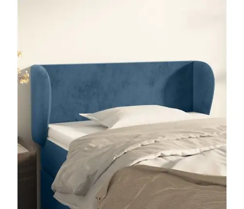 Galvgalis Ar Malām, Tumši Zils Samts, 83 X 23 X 78/88 Cm Vidaxl