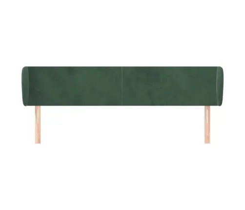 Voodipeats Servadega, Tumeroheline, 163X23X78/88 cm Samet