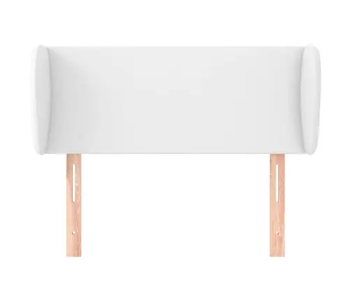 Voodipeats Servadega, Valge, 83X23X78/88 cm Kunstnahk