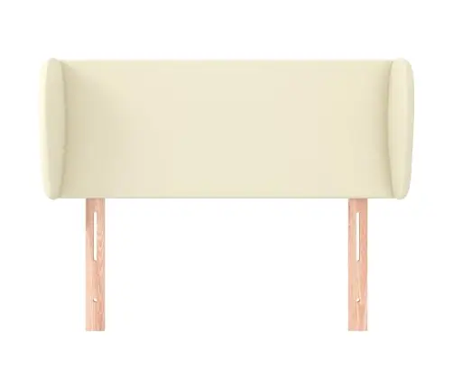 Voodipeats Servadega, Kreemjas, 93X23X78/88 cm Kunstnahk