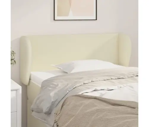 Voodipeats Servadega, Kreemjas, 93X23X78/88 cm Kunstnahk