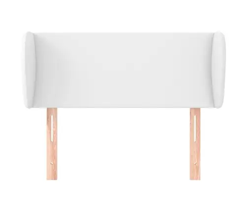 Galvgalis Ar Malām, 103X23X78/88 Cm, Balta Mākslīgā Āda Vidaxl